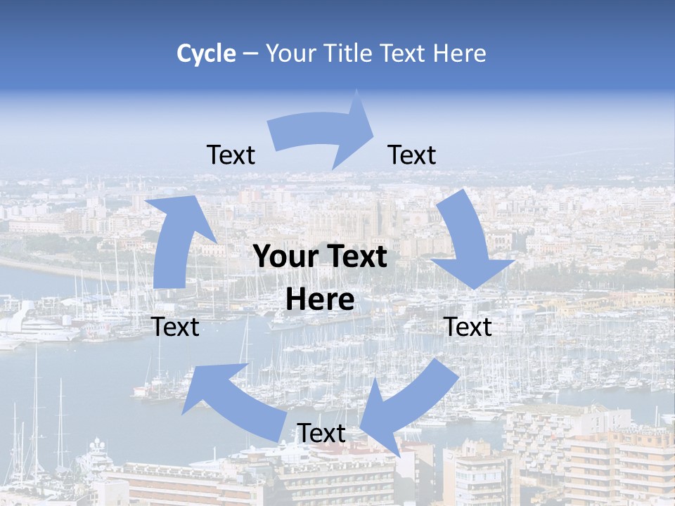 Sun Holiday City PowerPoint Template