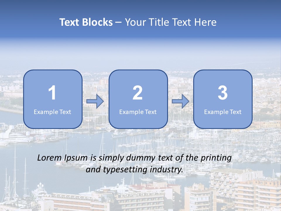 Sun Holiday City PowerPoint Template