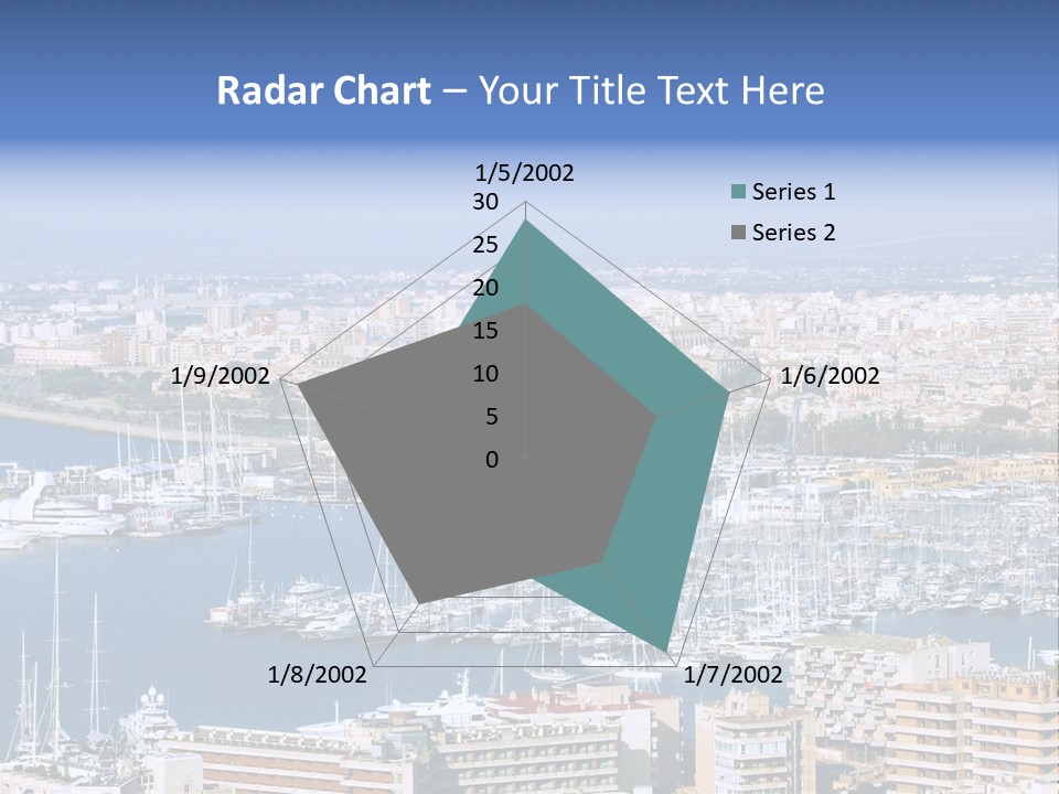 Sun Holiday City PowerPoint Template