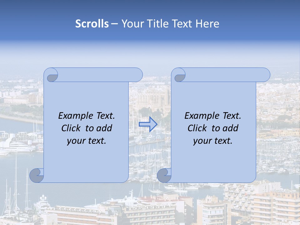Sun Holiday City PowerPoint Template