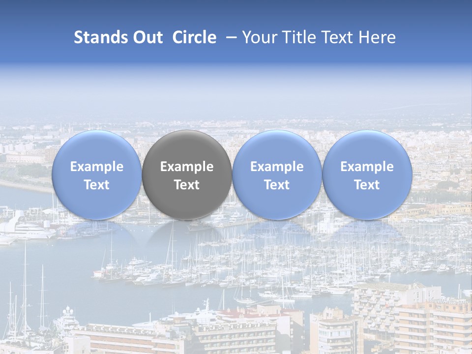 Sun Holiday City PowerPoint Template