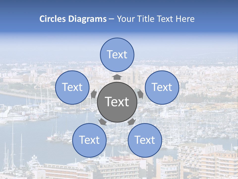 Sun Holiday City PowerPoint Template