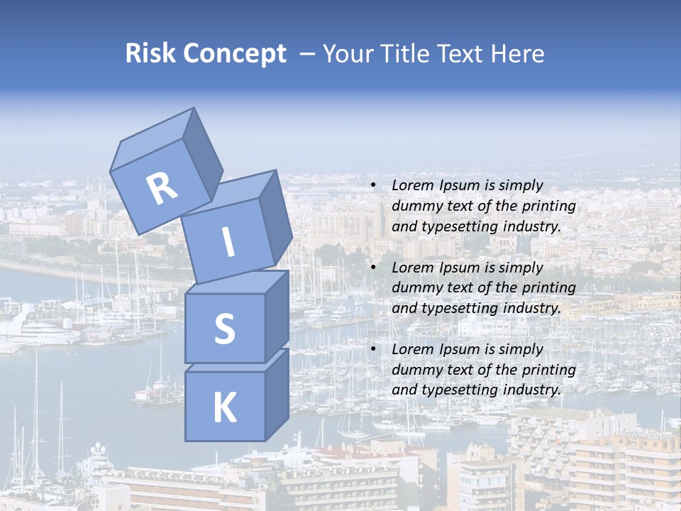 Sun Holiday City PowerPoint Template