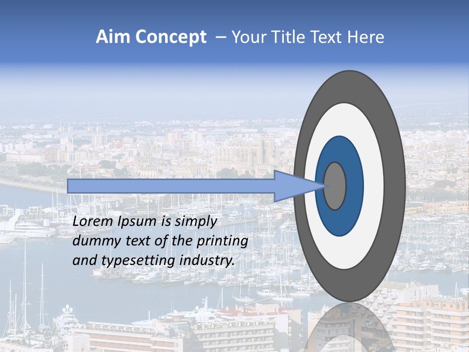 Sun Holiday City PowerPoint Template