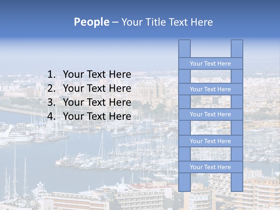 Sun Holiday City PowerPoint Template