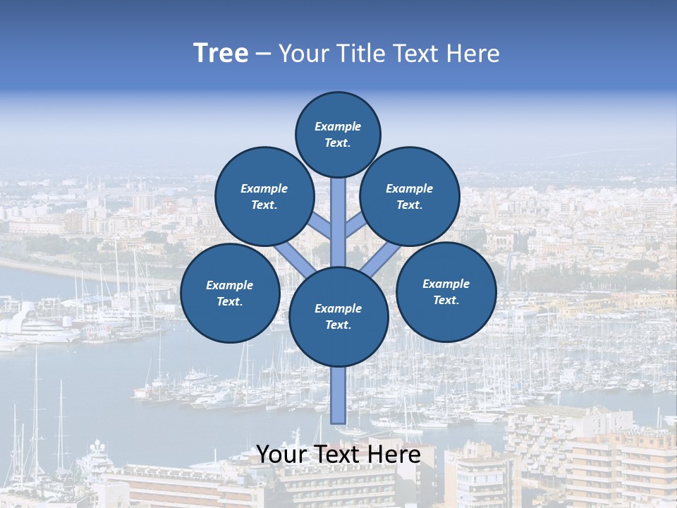 Sun Holiday City PowerPoint Template