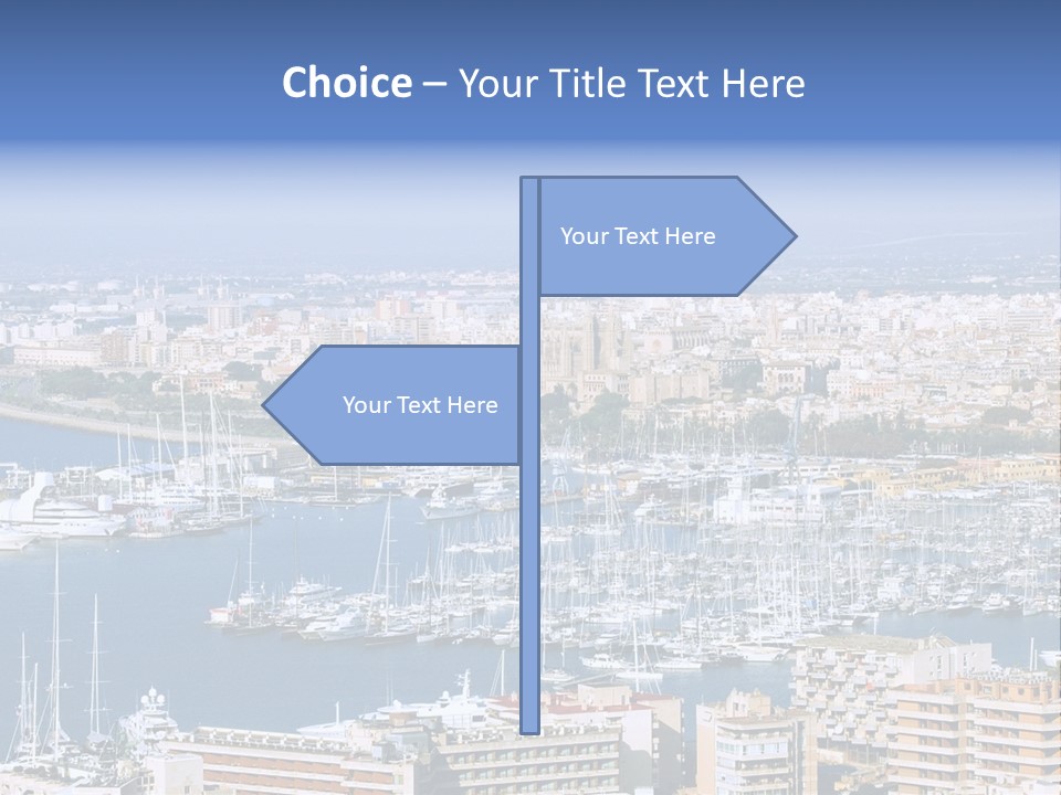 Sun Holiday City PowerPoint Template