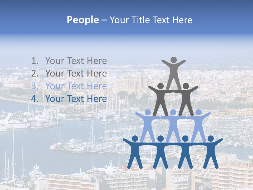 Sun Holiday City PowerPoint Template