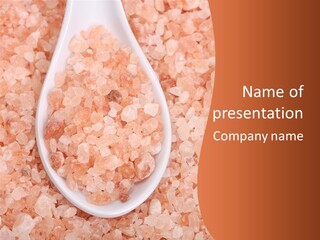 Scoop Pink Seasoning PowerPoint Template