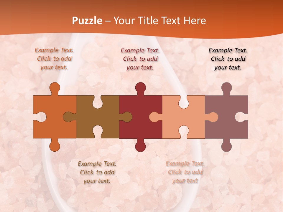 Scoop Pink Seasoning PowerPoint Template