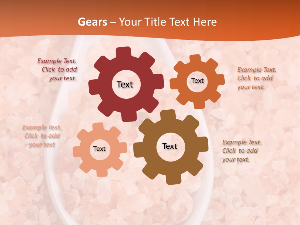 Scoop Pink Seasoning PowerPoint Template