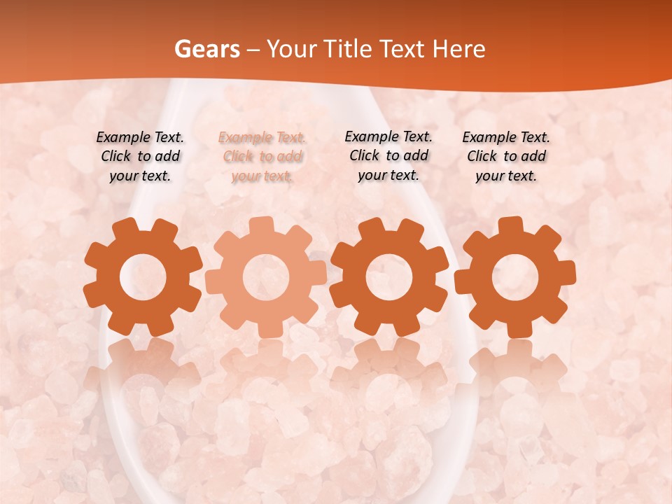 Scoop Pink Seasoning PowerPoint Template