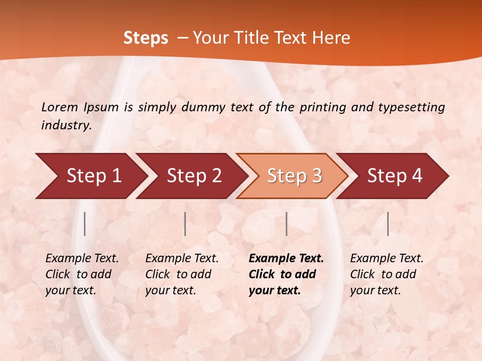Scoop Pink Seasoning PowerPoint Template