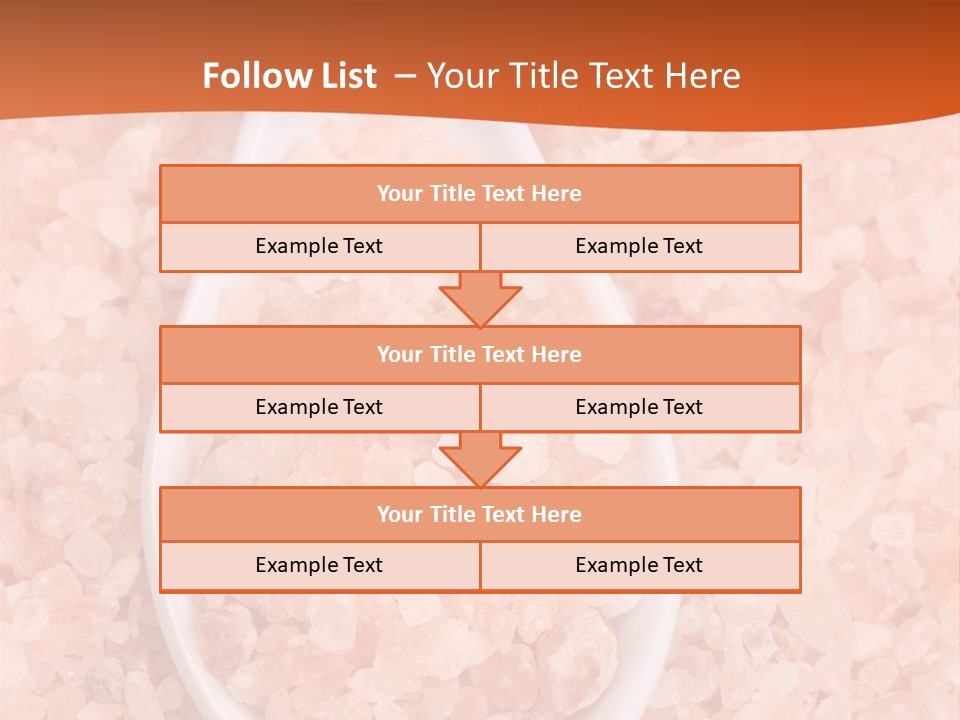 Scoop Pink Seasoning PowerPoint Template