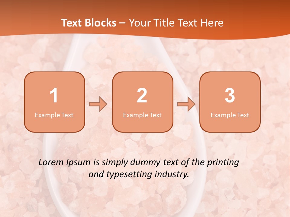 Scoop Pink Seasoning PowerPoint Template