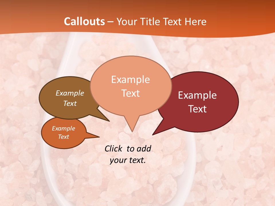 Scoop Pink Seasoning PowerPoint Template