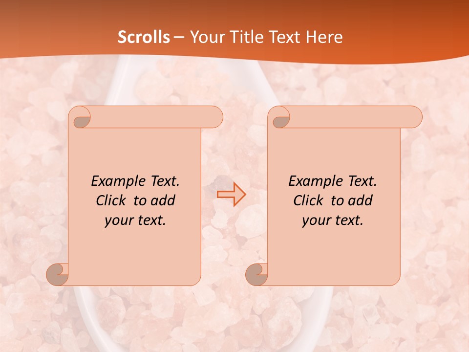 Scoop Pink Seasoning PowerPoint Template