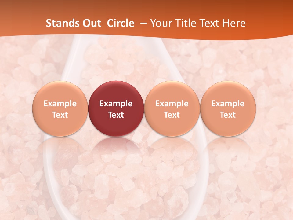 Scoop Pink Seasoning PowerPoint Template