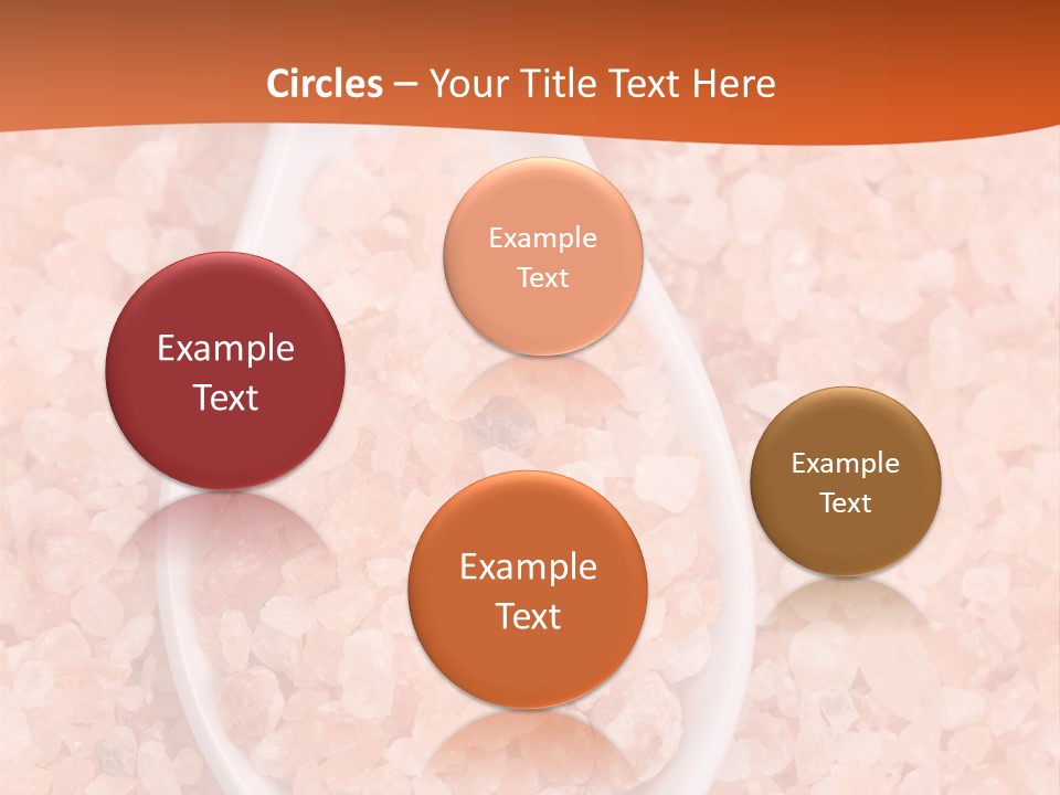 Scoop Pink Seasoning PowerPoint Template