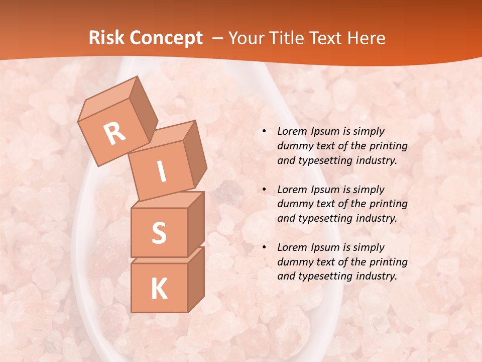 Scoop Pink Seasoning PowerPoint Template