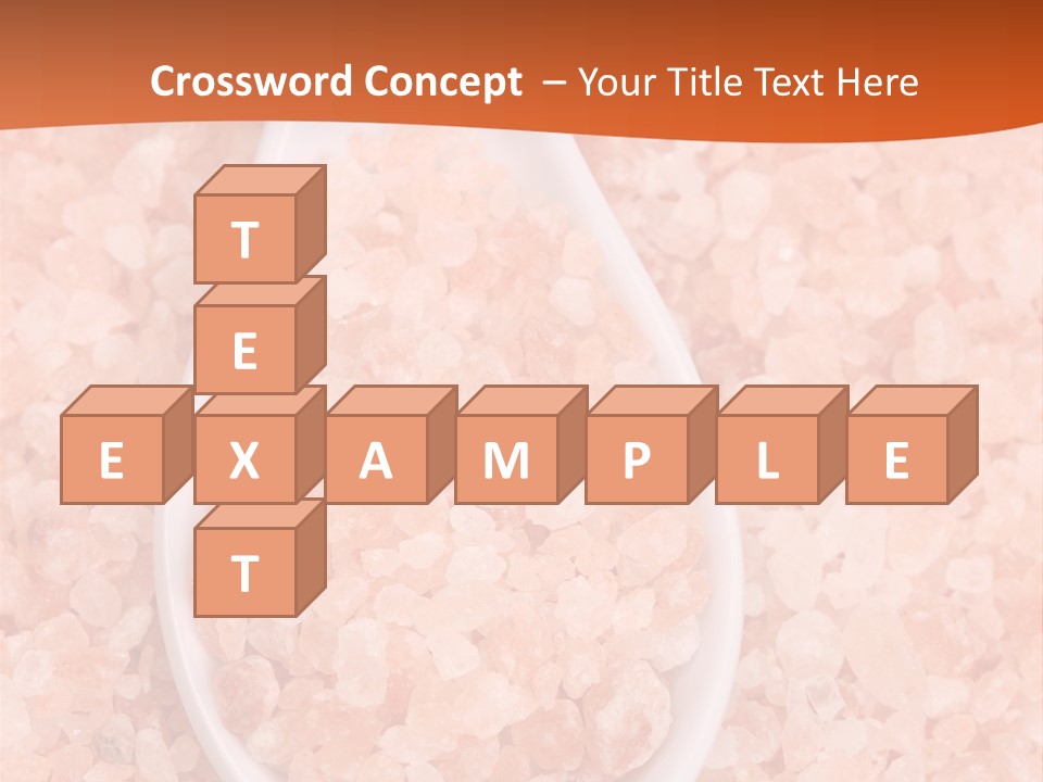 Scoop Pink Seasoning PowerPoint Template