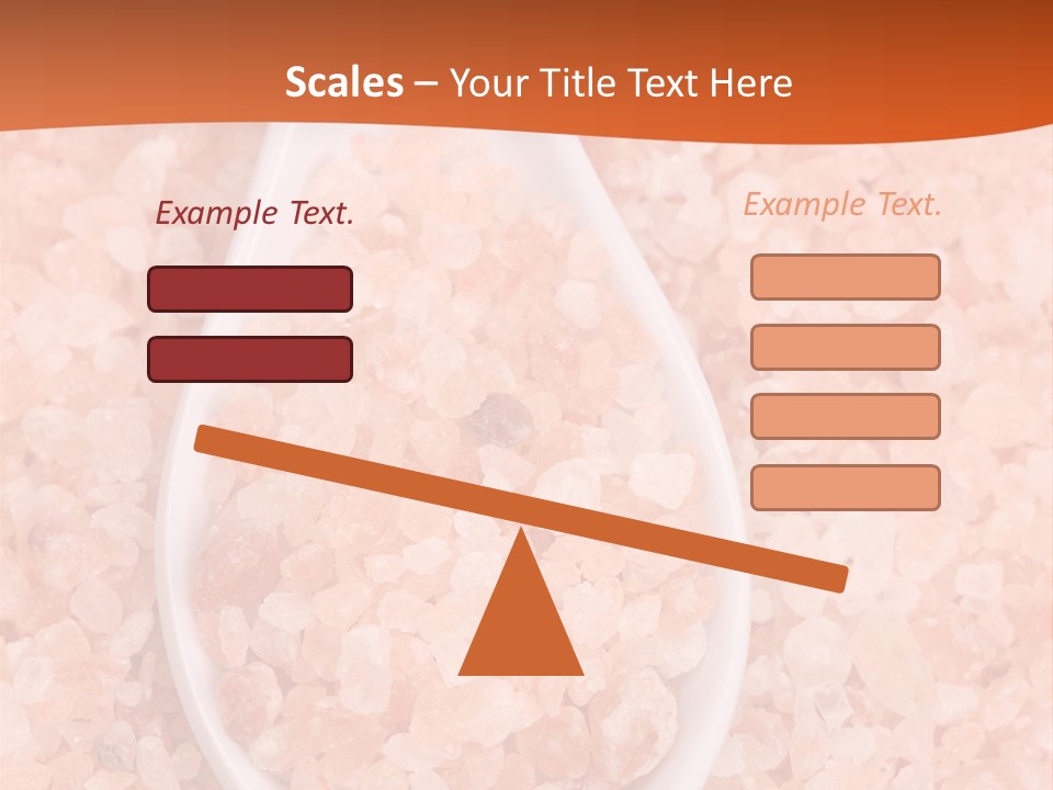 Scoop Pink Seasoning PowerPoint Template