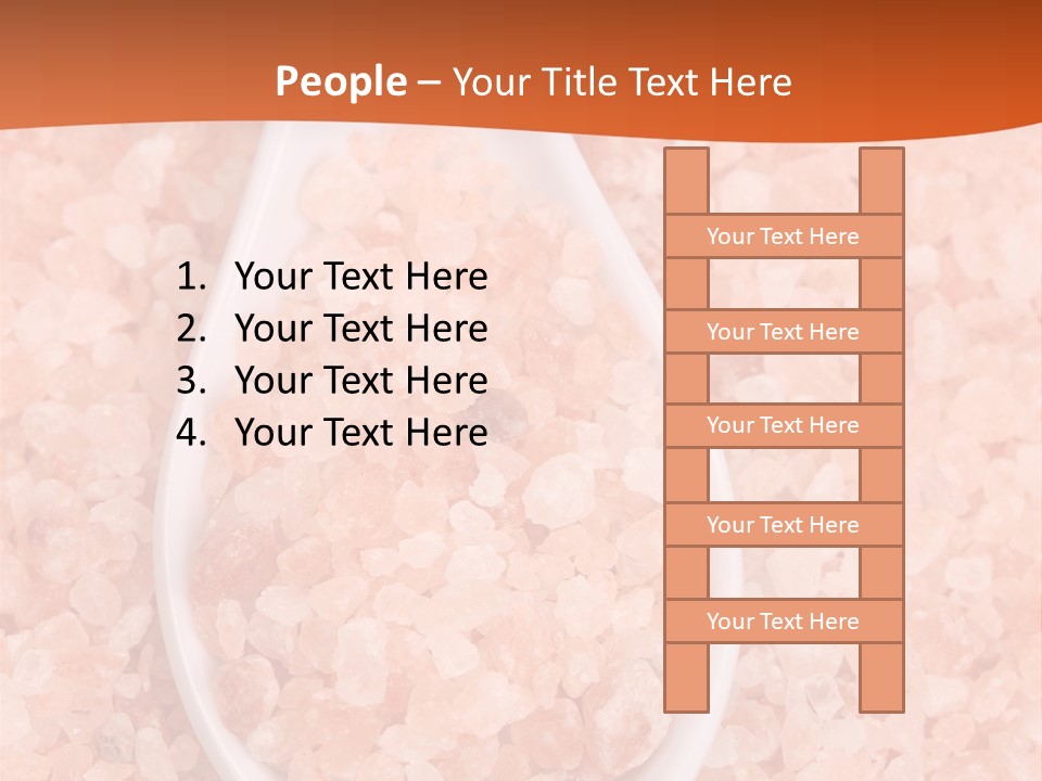 Scoop Pink Seasoning PowerPoint Template