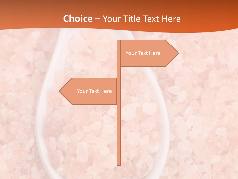Scoop Pink Seasoning PowerPoint Template
