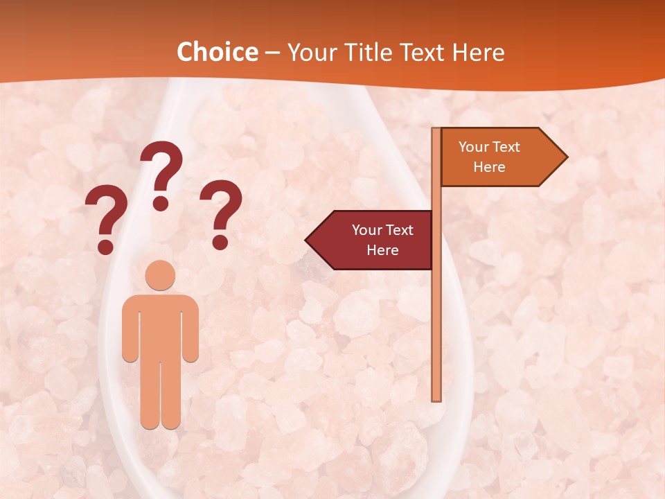 Scoop Pink Seasoning PowerPoint Template