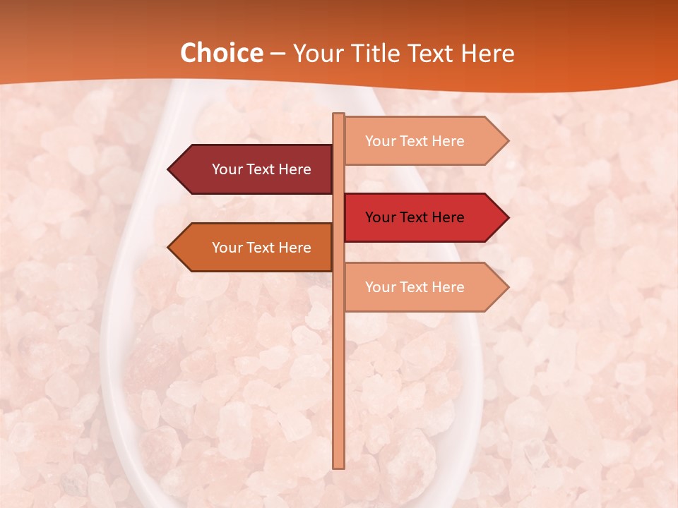 Scoop Pink Seasoning PowerPoint Template