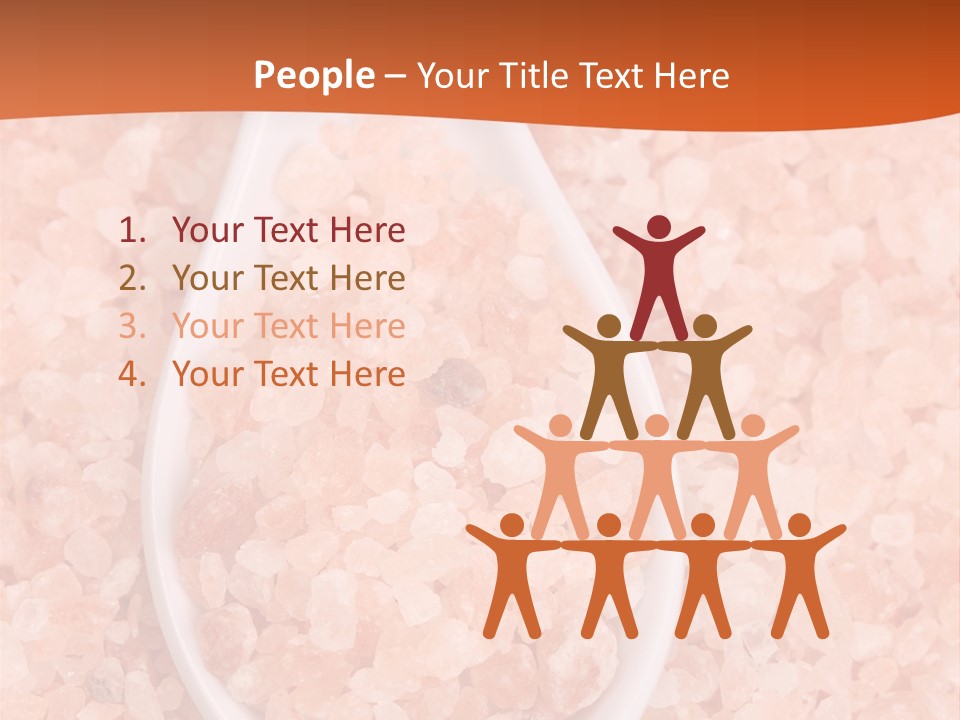 Scoop Pink Seasoning PowerPoint Template