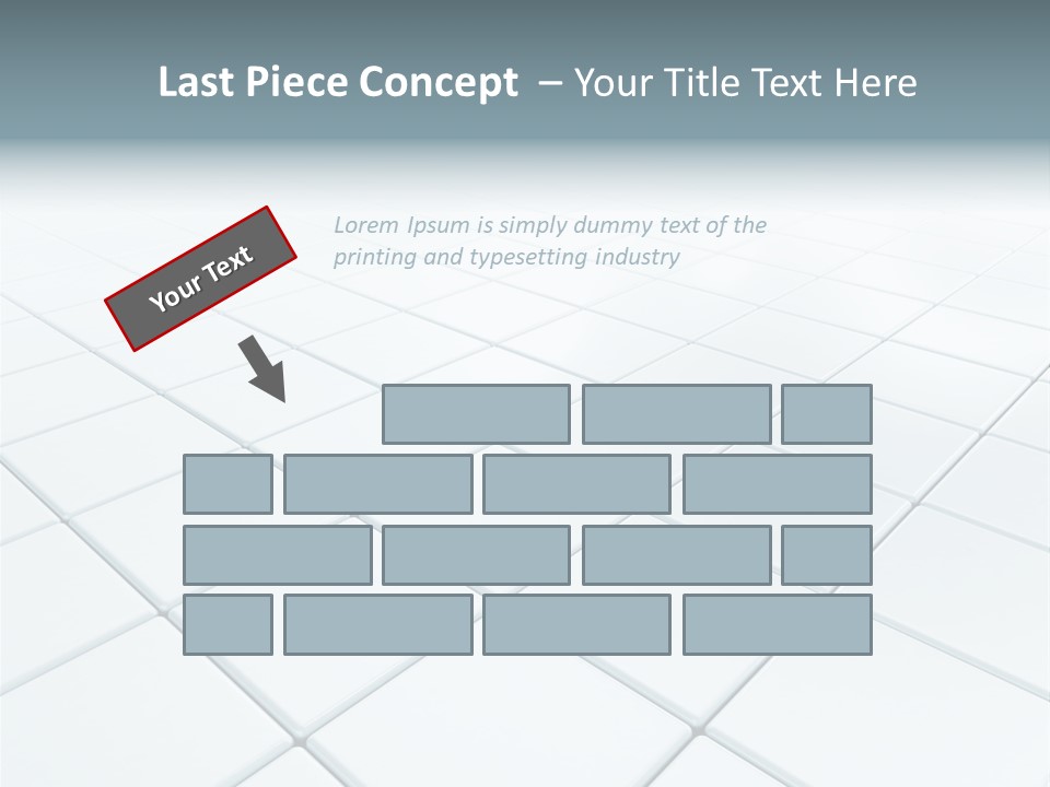Backdrop Pavement Design PowerPoint Template