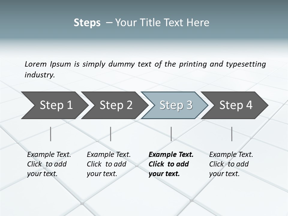Backdrop Pavement Design PowerPoint Template
