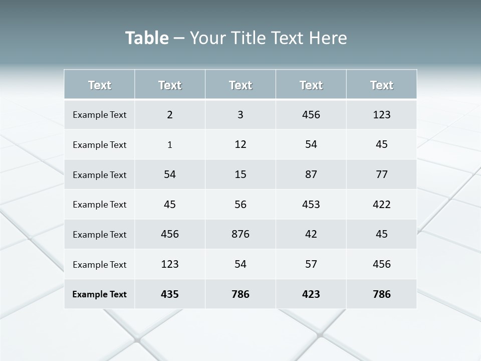 Backdrop Pavement Design PowerPoint Template