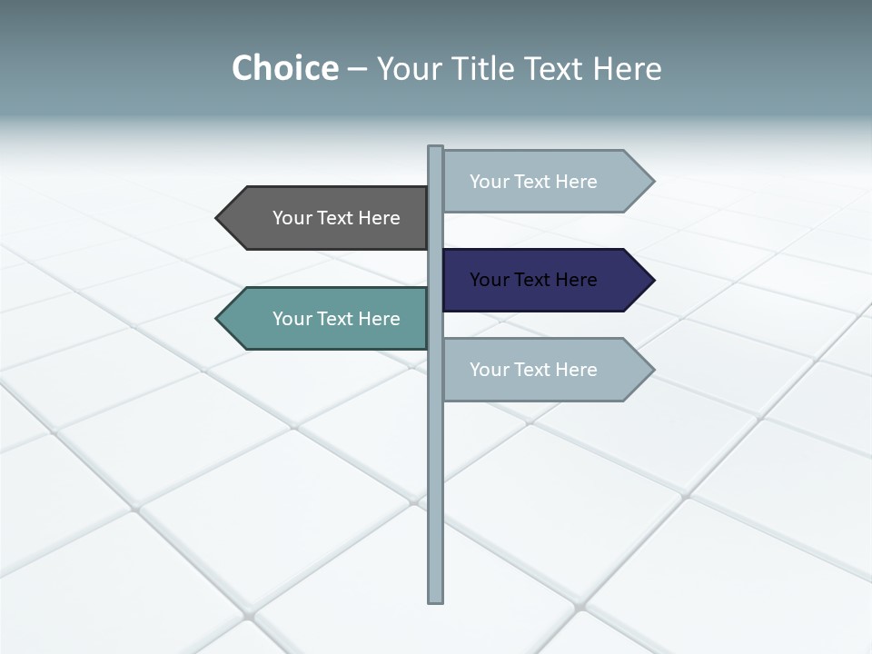 Backdrop Pavement Design PowerPoint Template