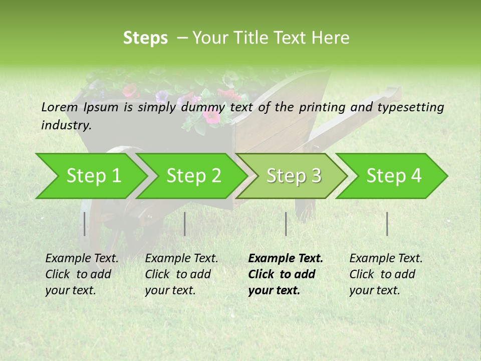 Grass Decoration Natural PowerPoint Template
