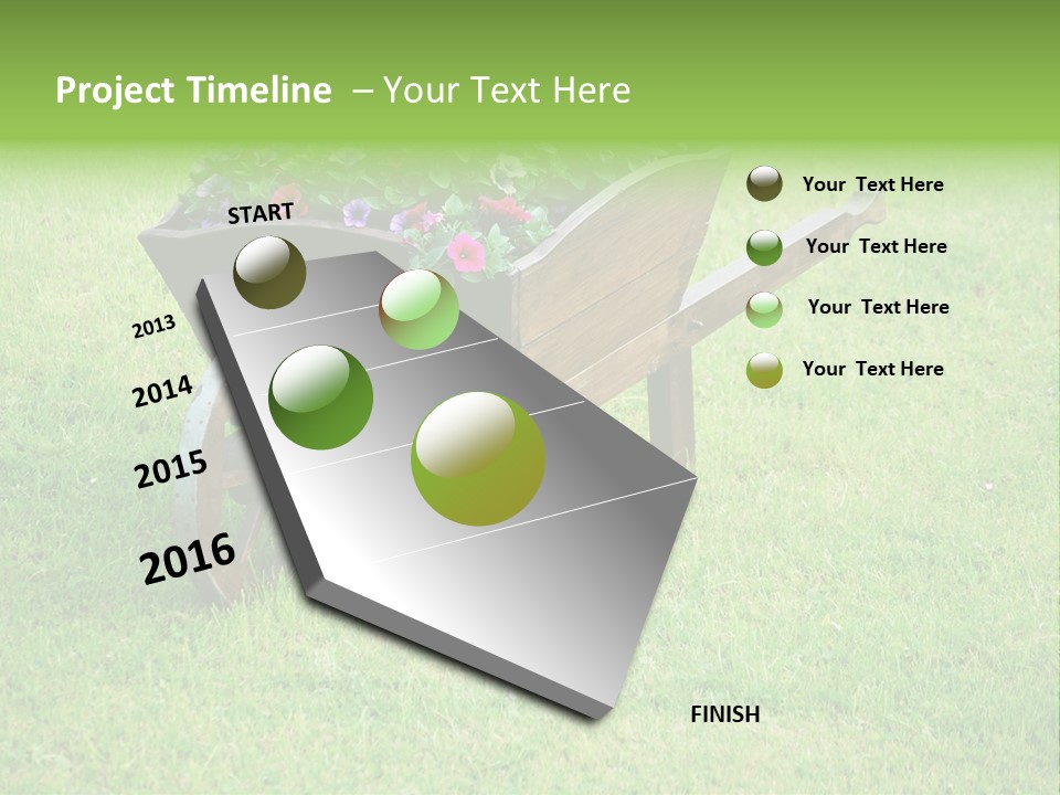 Grass Decoration Natural PowerPoint Template