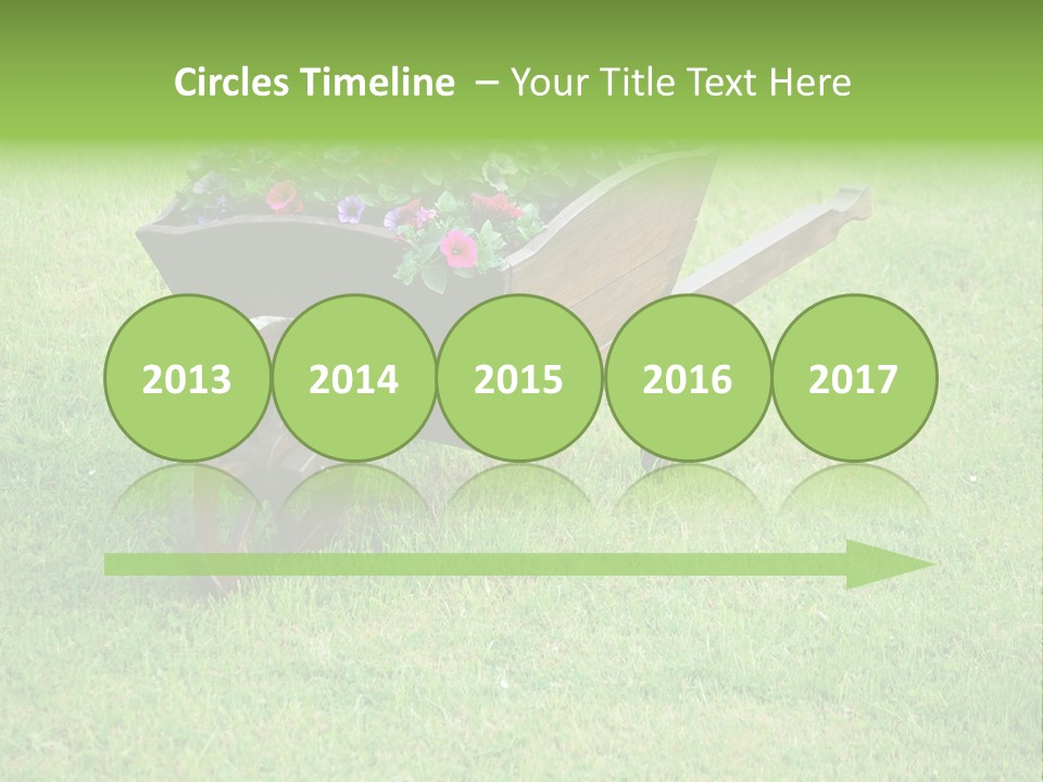 Grass Decoration Natural PowerPoint Template