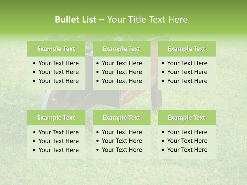 Grass Decoration Natural PowerPoint Template