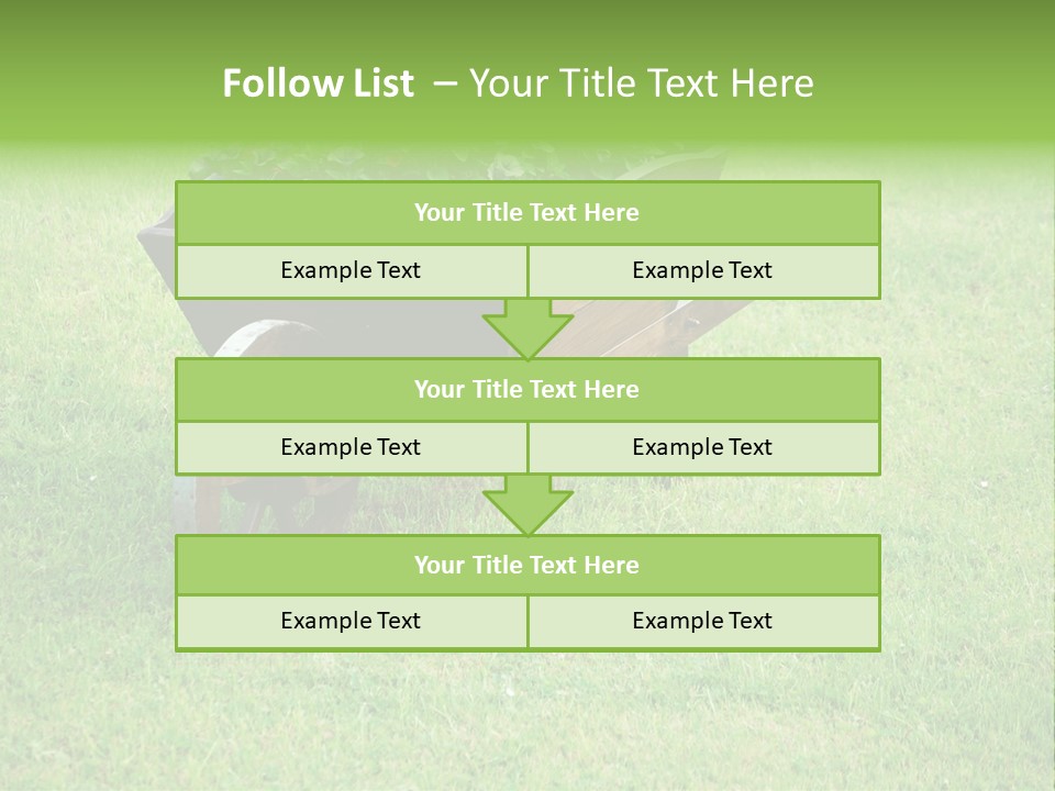 Grass Decoration Natural PowerPoint Template