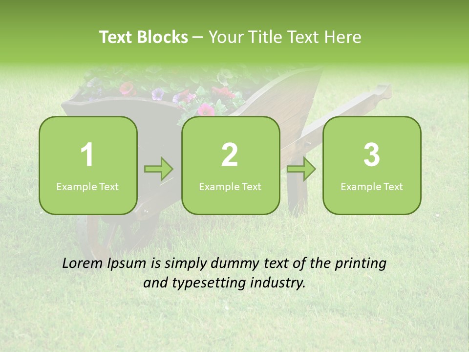 Grass Decoration Natural PowerPoint Template