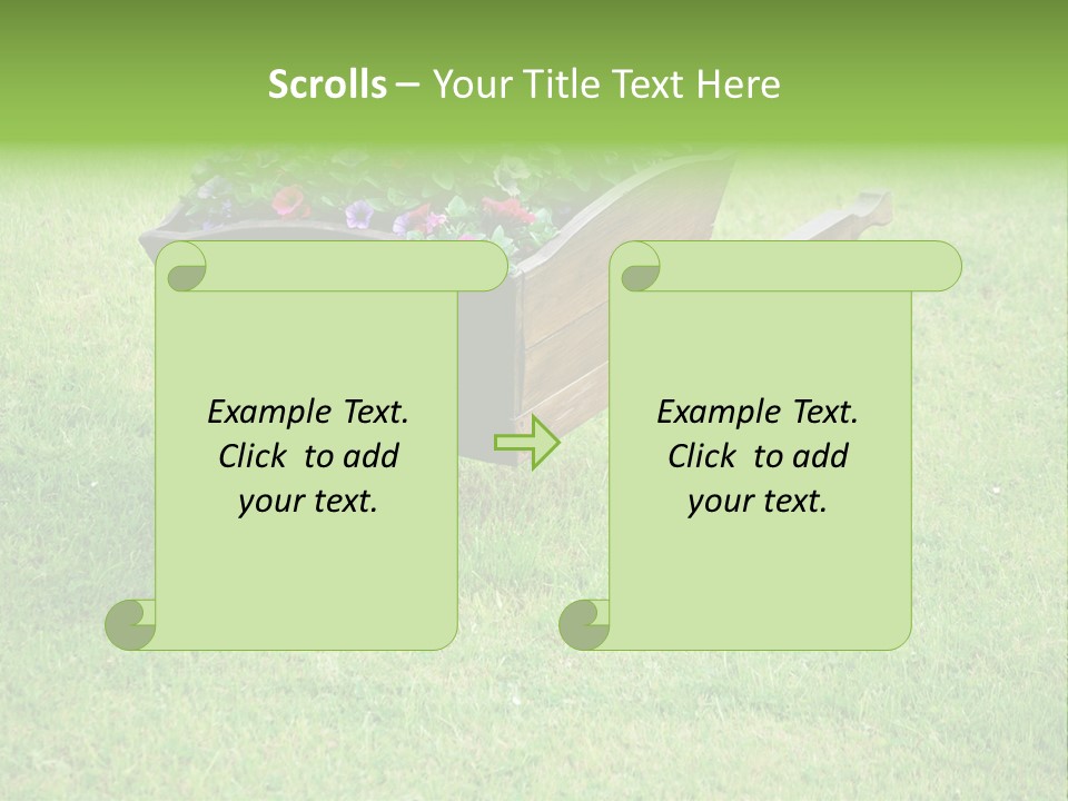 Grass Decoration Natural PowerPoint Template