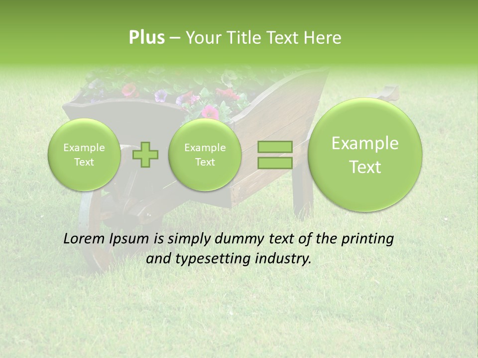 Grass Decoration Natural PowerPoint Template