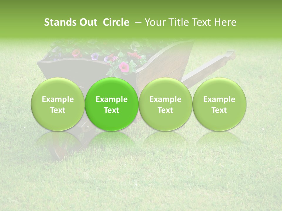 Grass Decoration Natural PowerPoint Template