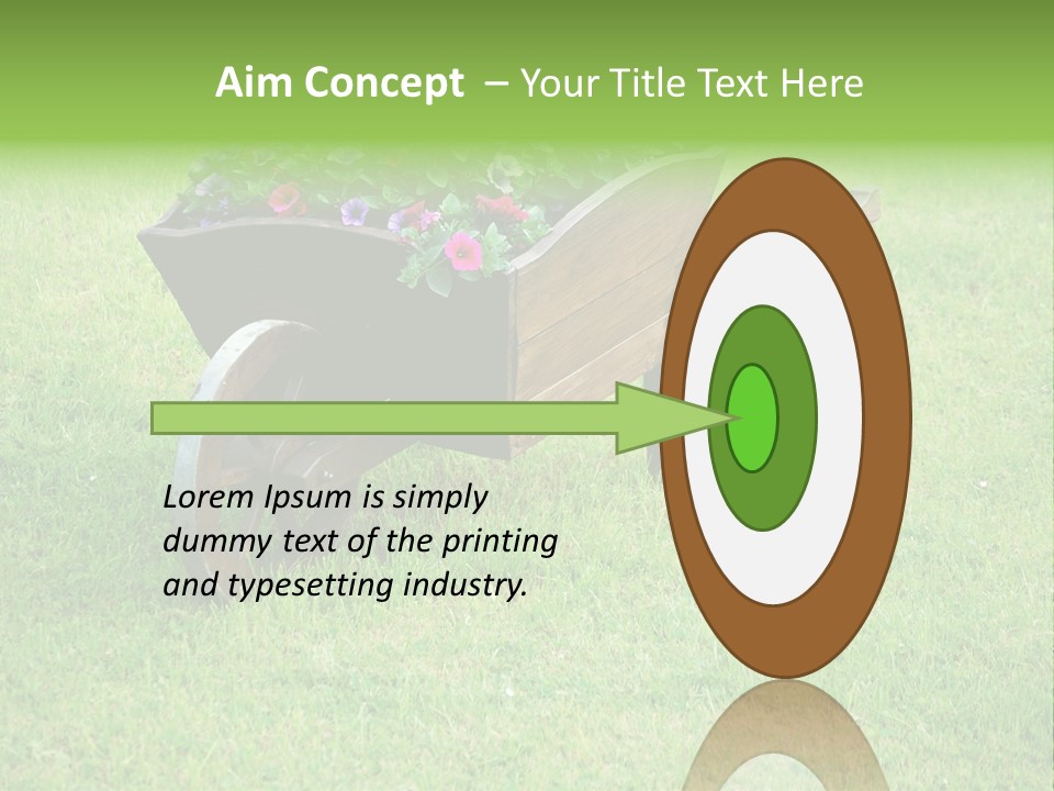 Grass Decoration Natural PowerPoint Template