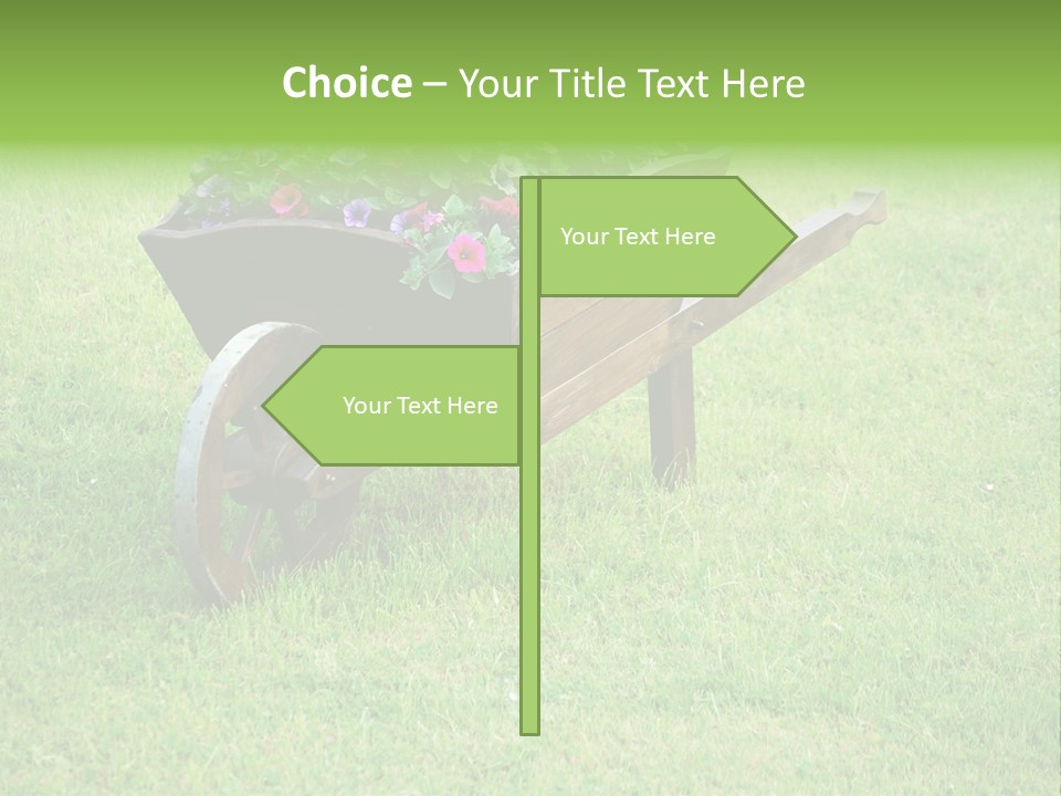 Grass Decoration Natural PowerPoint Template