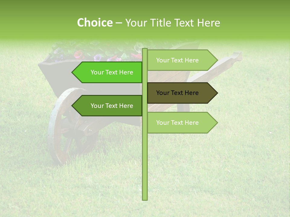 Grass Decoration Natural PowerPoint Template