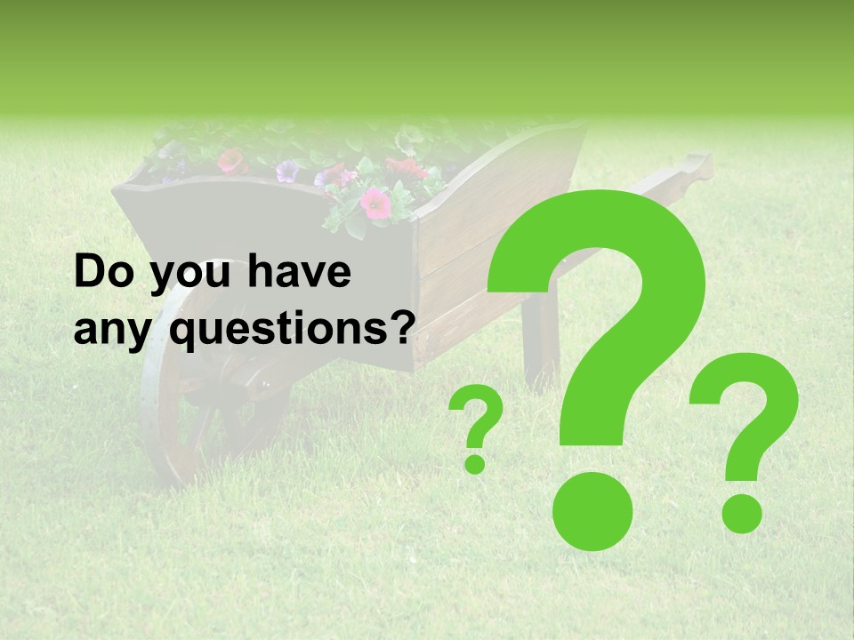 Grass Decoration Natural PowerPoint Template