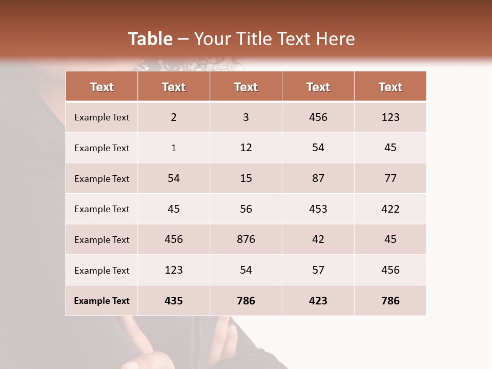 Worker Friendly Brunette PowerPoint Template