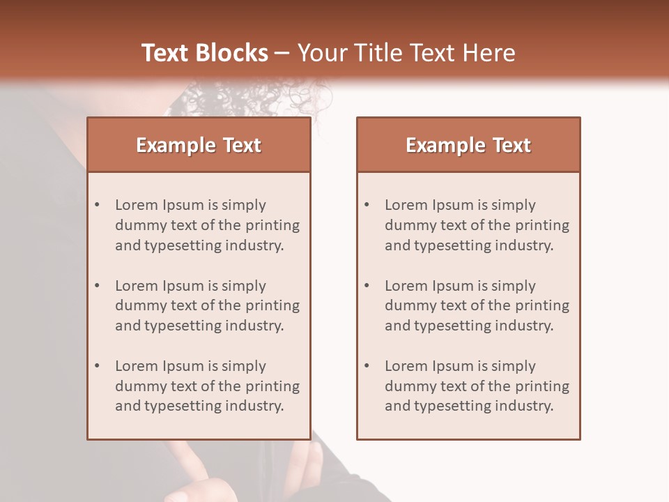 Worker Friendly Brunette PowerPoint Template